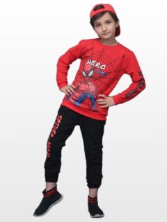 بلوز و شلوار پسرانه مدل spiderman بالون