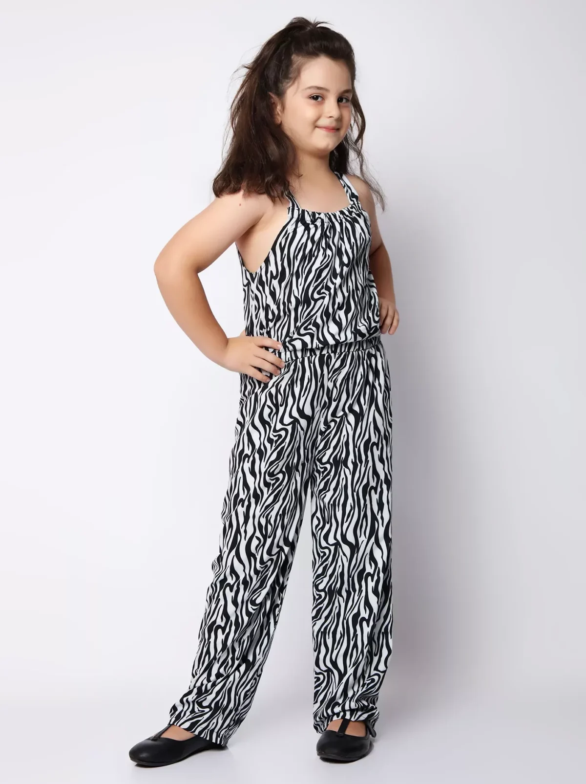 رامپر دخترانه zebra