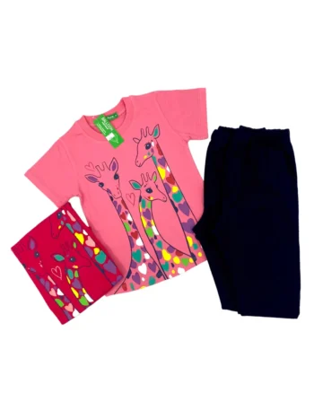 تیشرت شلوارک زرافه
