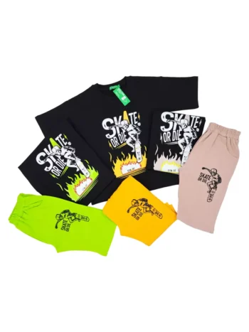 تیشرت شلوارک skate سری6تایی