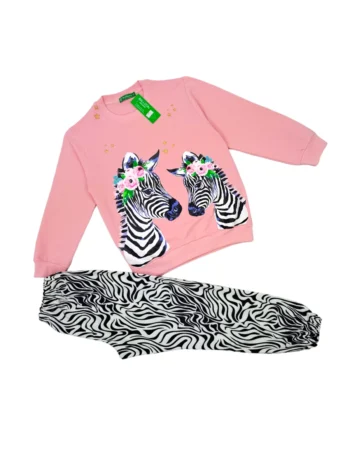 بلوز شلوار دخترانه zebra