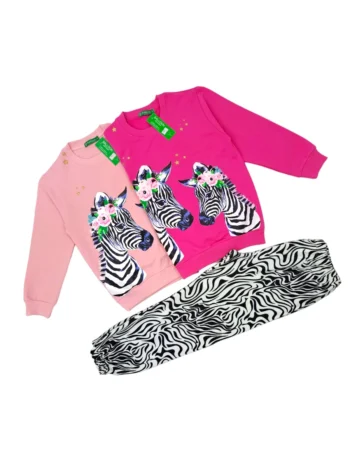 بلوز شلوار دخترانه zebra