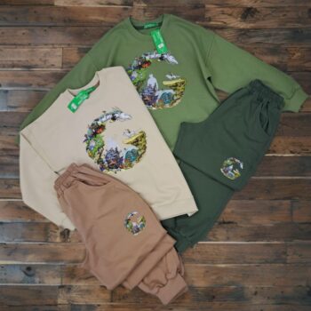 بلوز و شلوار انیمه سری4تایی - Image 4