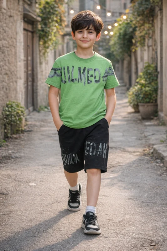 تیشرت و شلوارک پسرانه