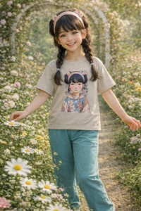 تیشرت و شلوار دخترانه انیمه ای