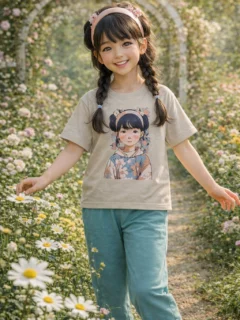 تیشرت و شلوار دخترانه انیمه ای