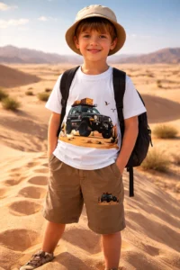 تیشرت و شلوارک پسرانه آفرود