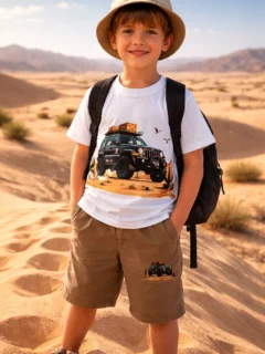 تیشرت و شلوارک پسرانه آفرود