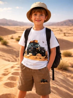 تیشرت و شلوارک پسرانه آفرود