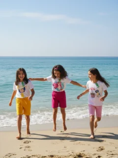 تیشرت و شلوارک دخترانه