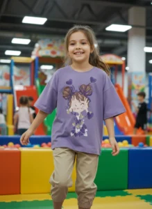 تیشرت و شلوار دخترانه قلبی